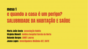 Encontro Habitação é Saúde Mesa 1