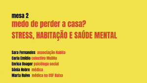 Encontro Habitação é Saúde Mesa 2